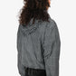 Prada 2018 Black/White Gingham Check Ruffle Detailed Wind Breaker Size 46