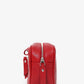 Saint Laurent Red Lambskin Monogram Lou Belt Bag