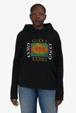 Gucci Black Logo Printed Hoodie Size M