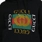 Gucci Black Logo Printed Hoodie Size M