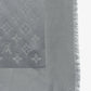 Louis Vuitton Grey Monogram Silk Scarf