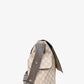 Gucci Grey Leather GG Supreme Diaper Bag