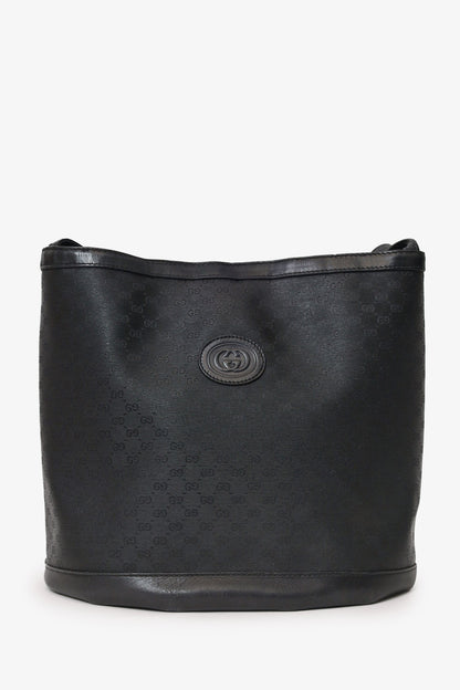 Gucci Black Micro GG Canvas Bag