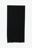 Gucci Black Wool Blend GG Scarf
