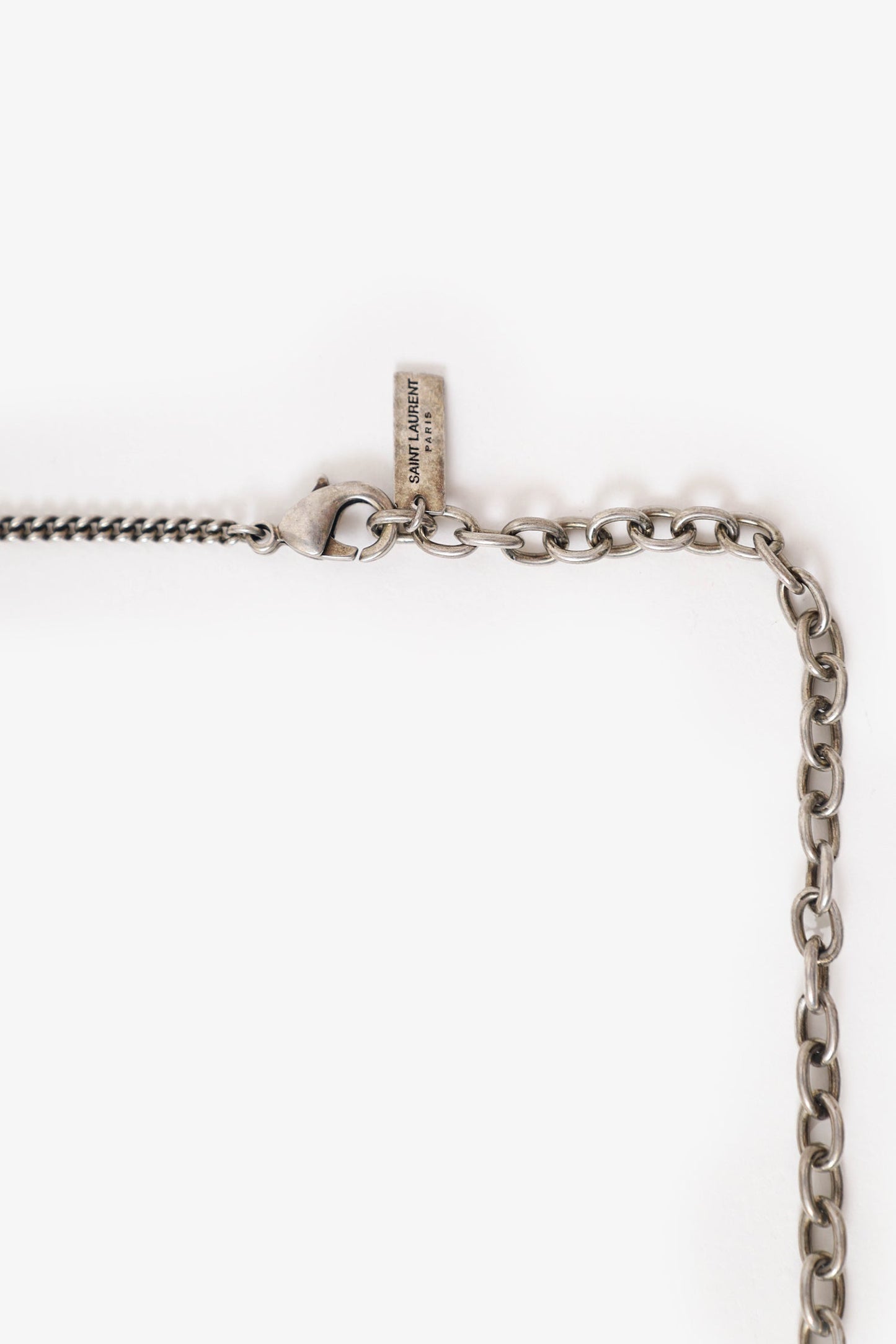 Saint Laurent Crystal Star Collar Necklace