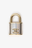 Chanel™ Gold Tone CC Padlock Brooch