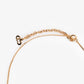 Christian Dior   Gold Tone Metal Crystal Embellished CD Necklace