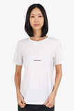 Saint Laurent White Graphic Print T-Shirt Estimated Size S