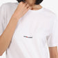 Saint Laurent White Graphic Print T-Shirt Estimated Size S