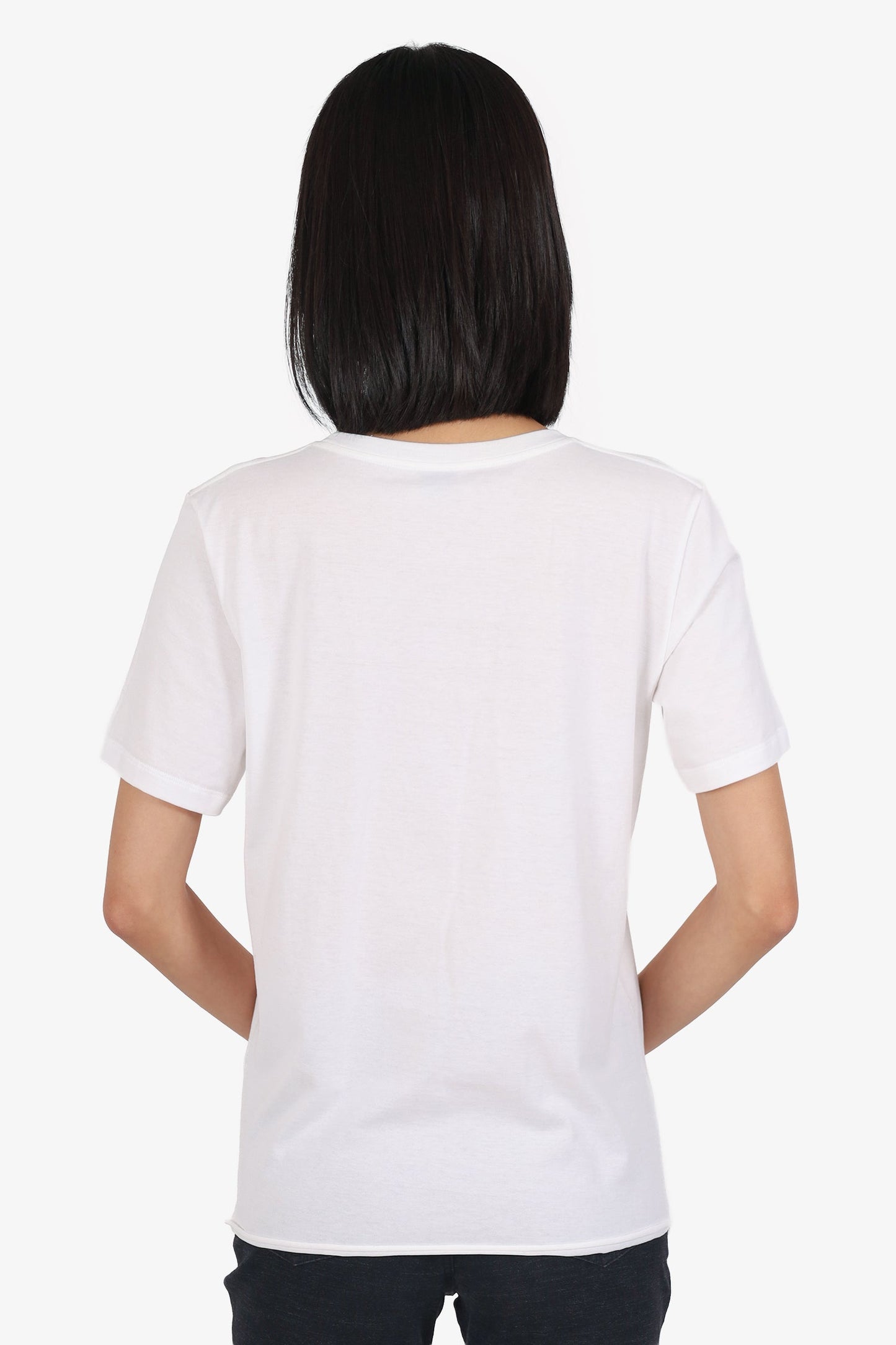 Saint Laurent White Graphic Print T-Shirt Estimated Size S