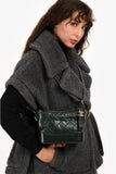 Chanel™ Green Aged Leather Small Gabrielle Crossbody