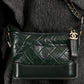 Chanel™ Green Aged Leather Small Gabrielle Crossbody