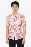 Gucci X Disney Cream/Red Dragon Printed Shirt Sleeve Shirt Size 44 Mens