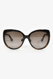 Christian Dior Brown Oversize Sunglasses
