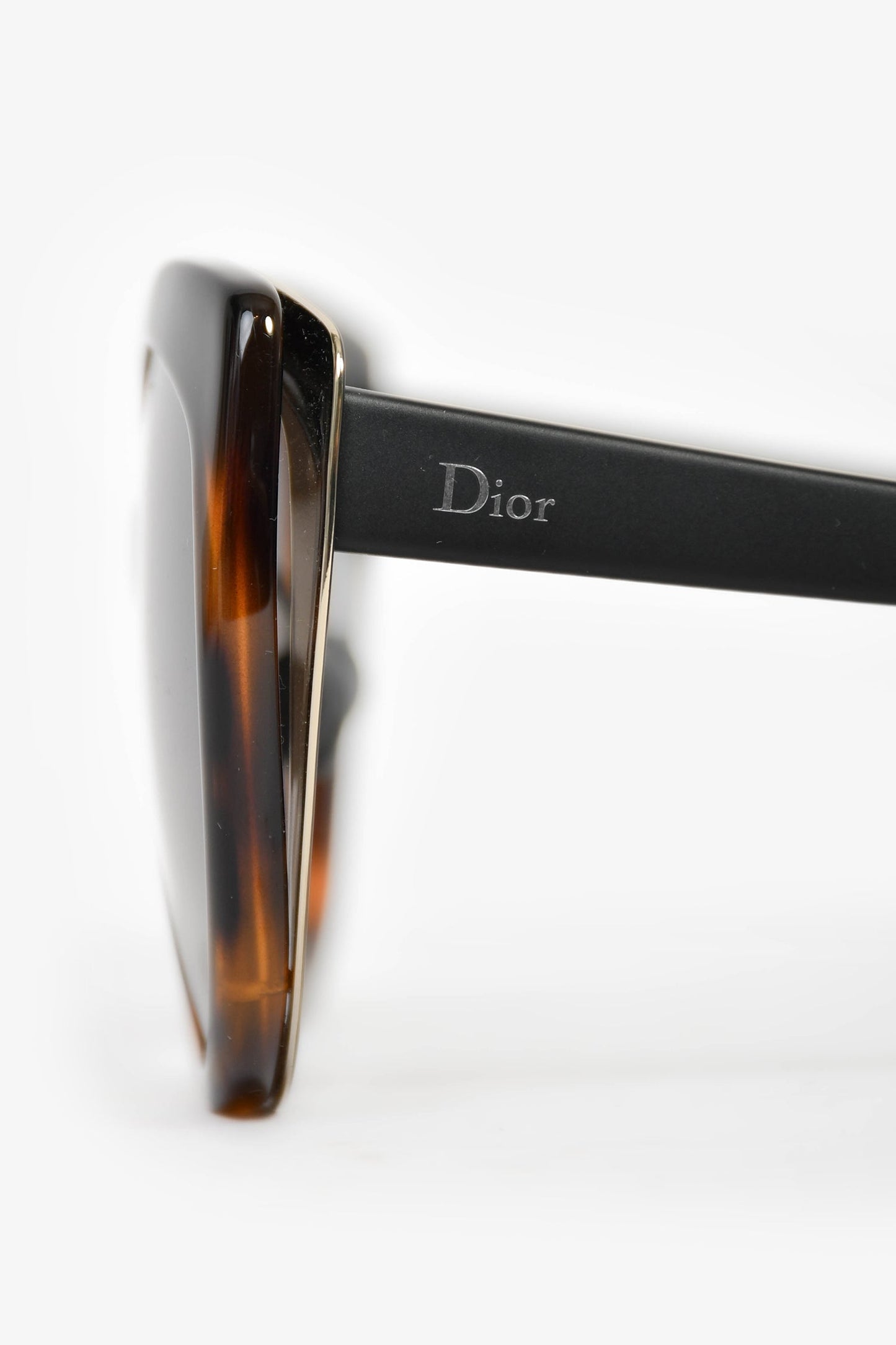 Christian Dior Brown Oversize Sunglasses