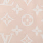 Louis Vuitton Pink Wool Monogram Logo Scarf