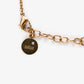 Christian Dior Gold Tone Metal Crystal Set Logo Bracelet
