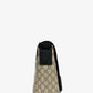 Gucci Brown/Black GG Supreme Web Detail Messenger Bag