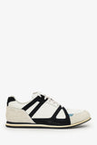 Chanel™ White/Blue Leather Sneakers Size 39