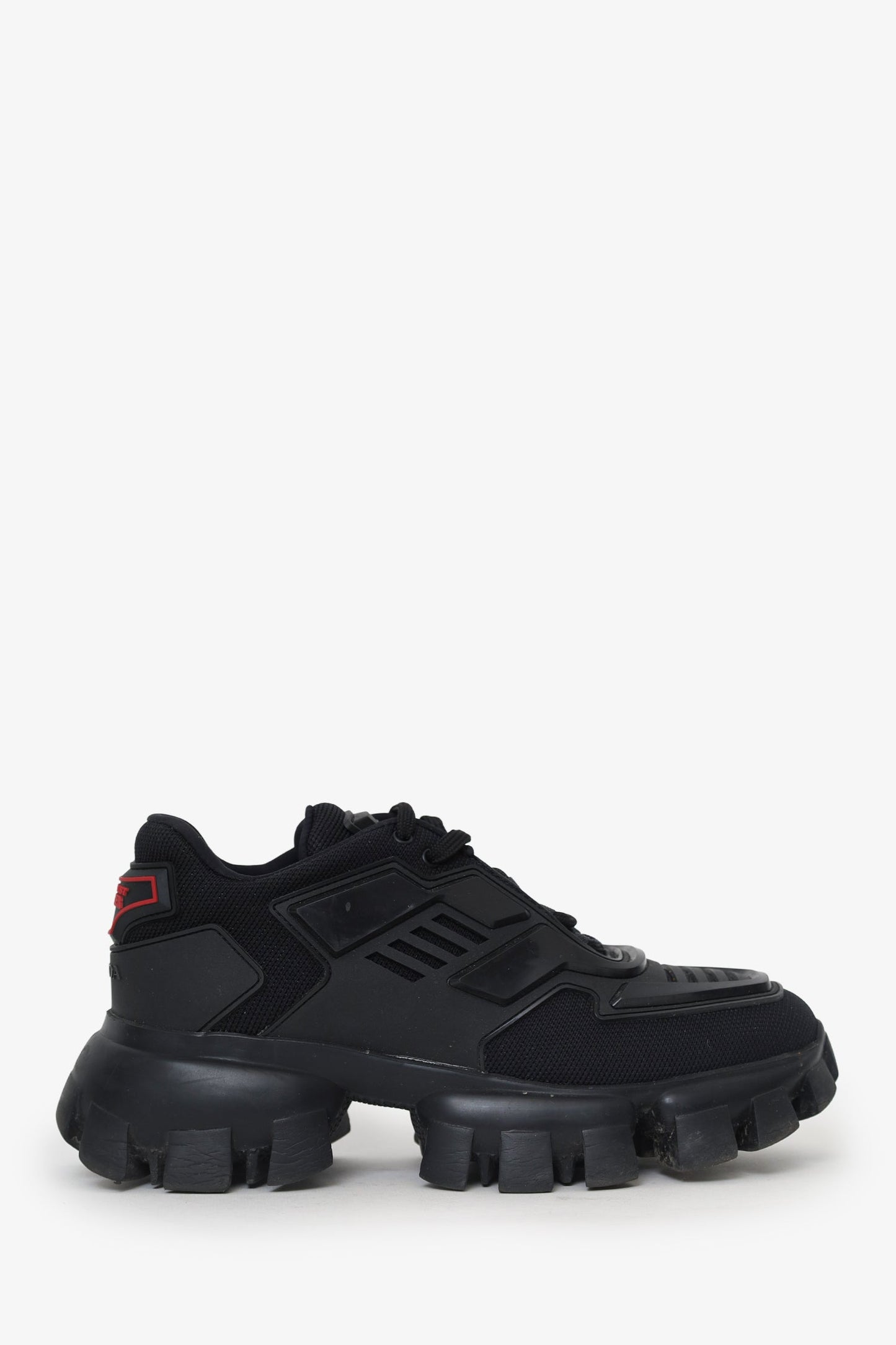 Prada Black Cloudburst Thunder Sneaker Size 37