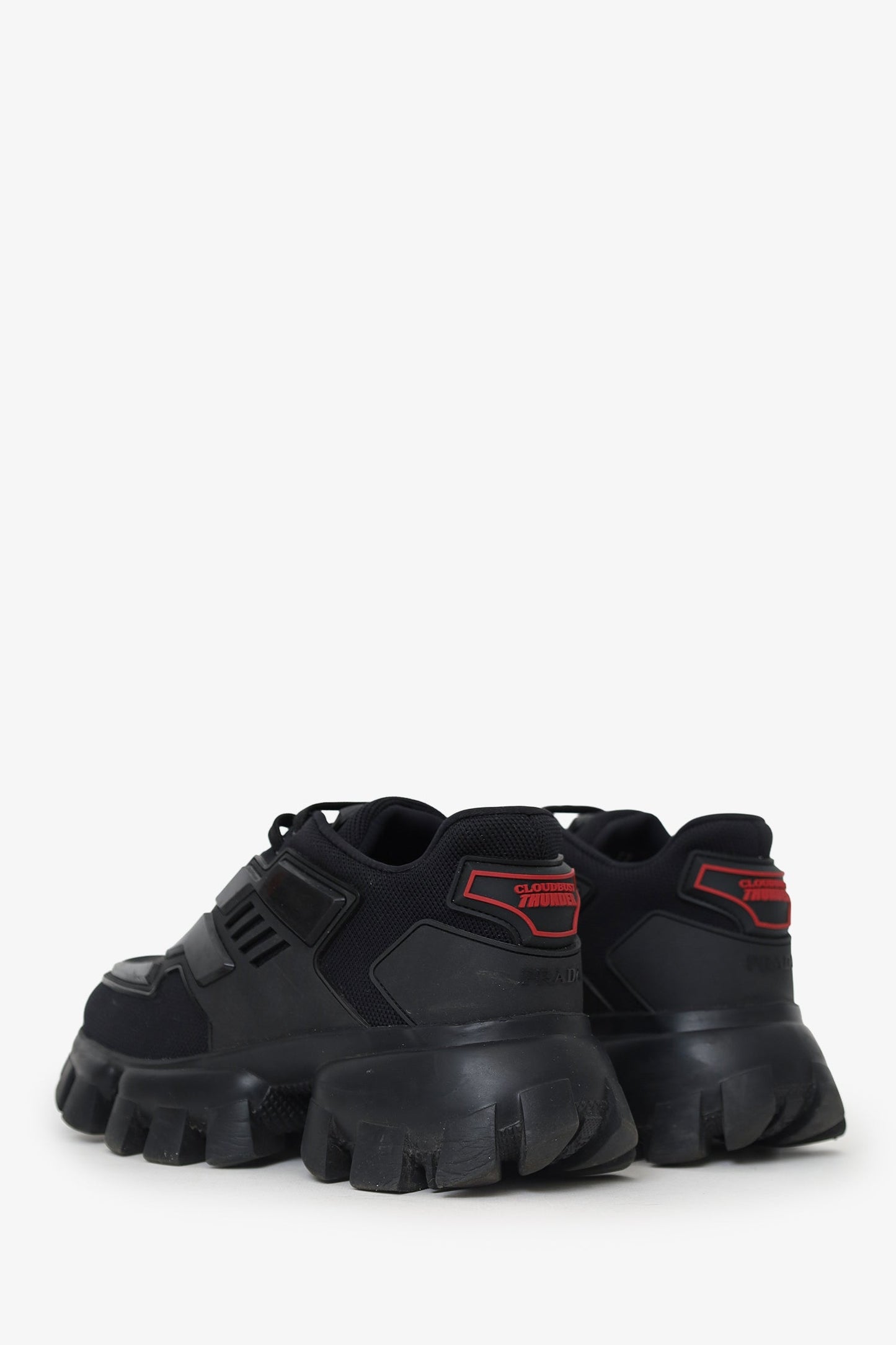 Prada Black Cloudburst Thunder Sneaker Size 37