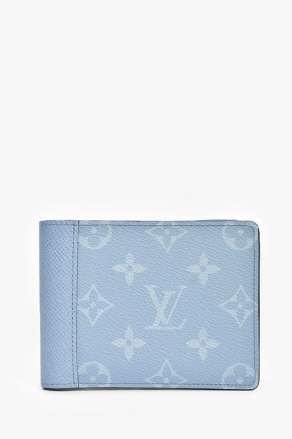 Louis Vuitton Light Blue Monogram Bi-Fold Wallet