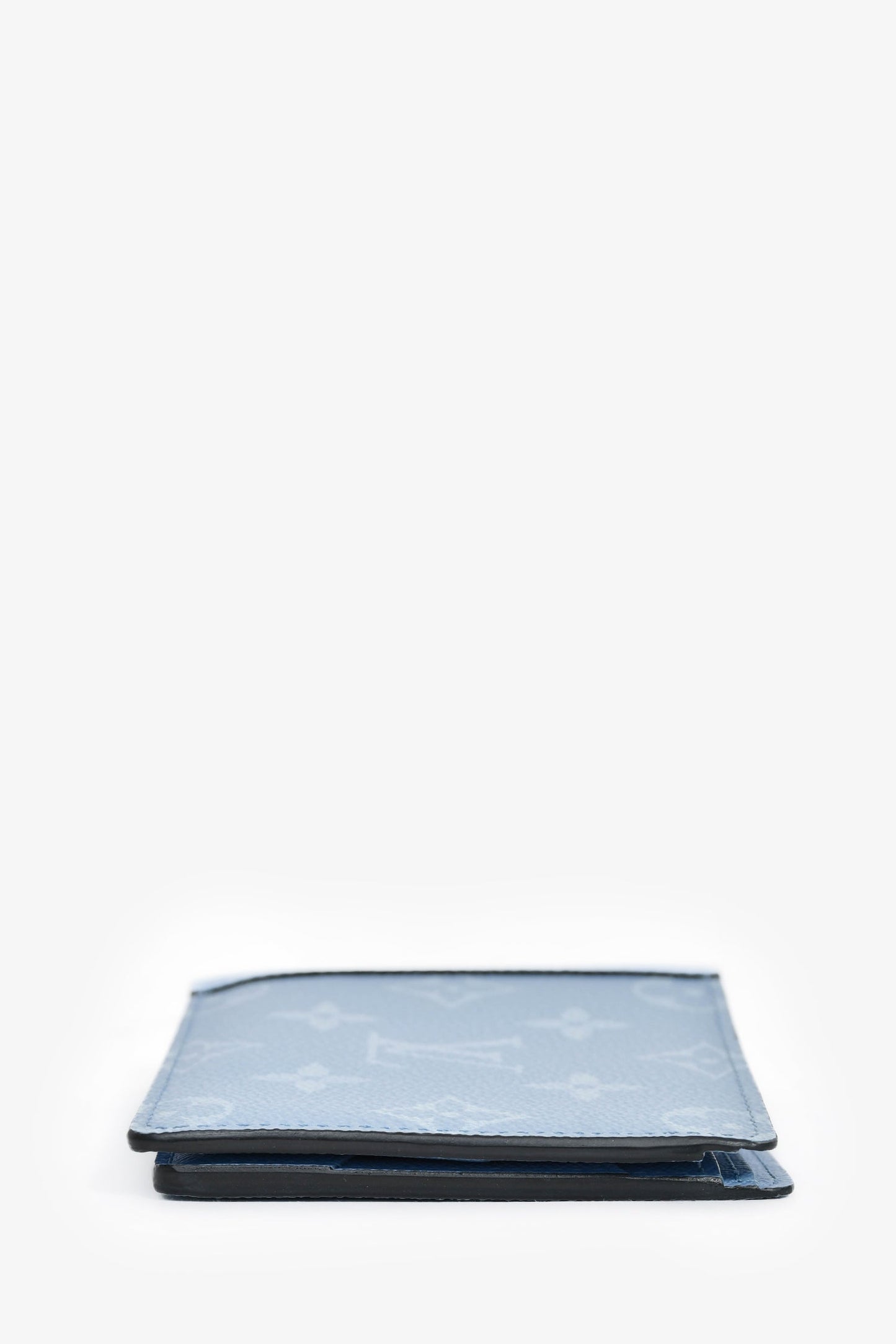 Louis Vuitton Light Blue Monogram Bi-Fold Wallet
