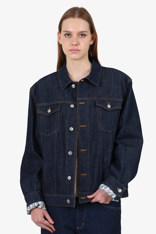 Dior Dark Denim Jacket Size 54 Mens