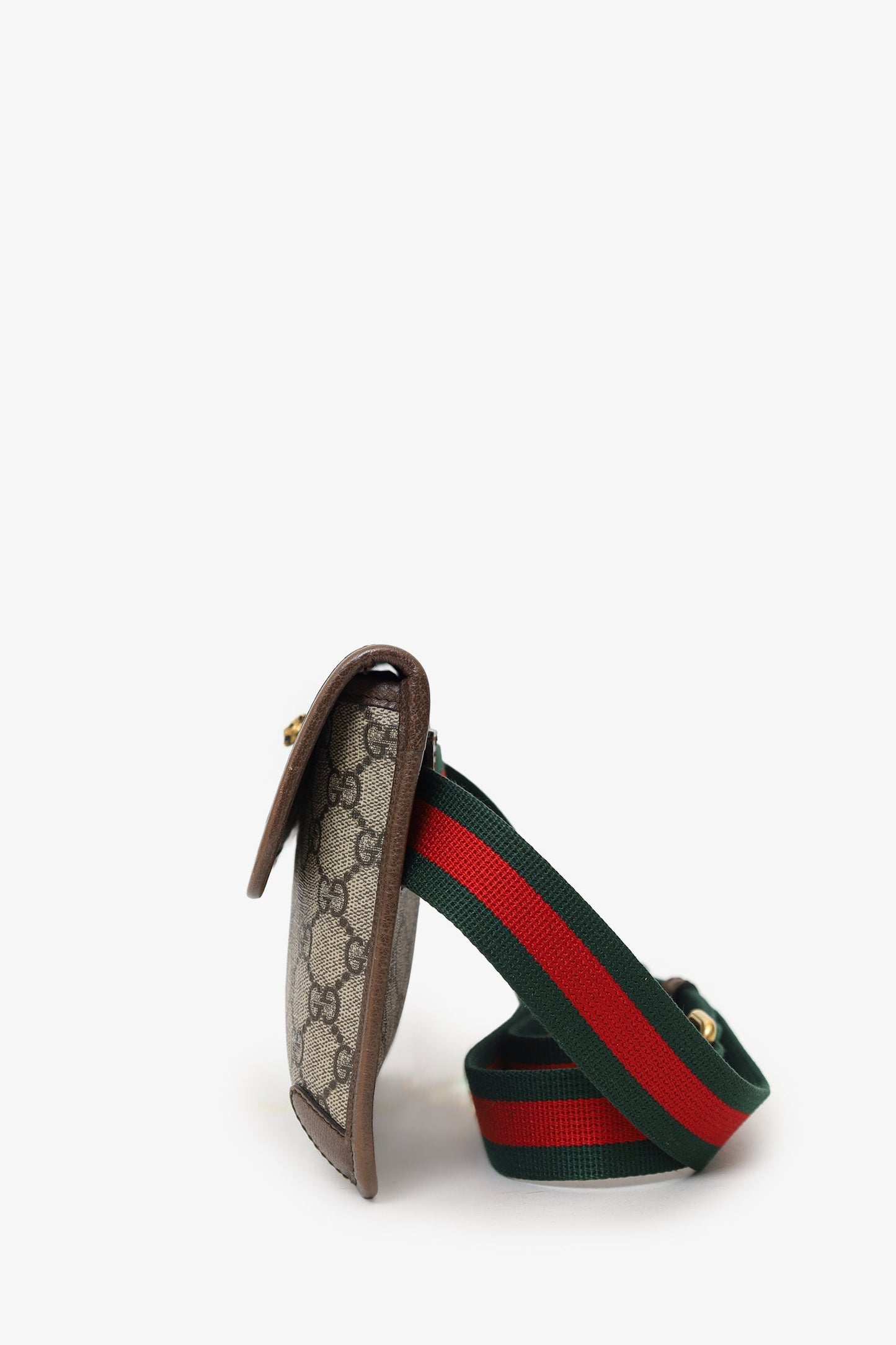 Gucci Beige 'GG' Supreme Canvas Neo   Belt Bag