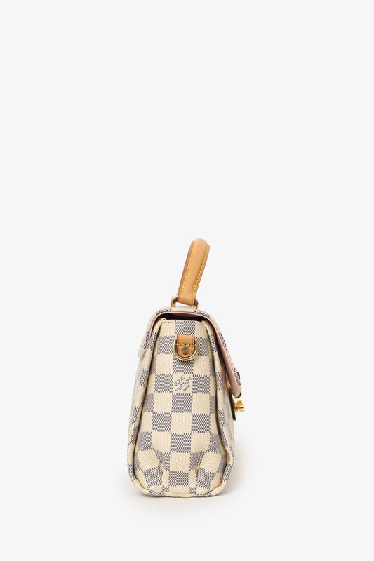 Louis Vuitton 2016 Damier Azur Croisette Top Handle With Strap