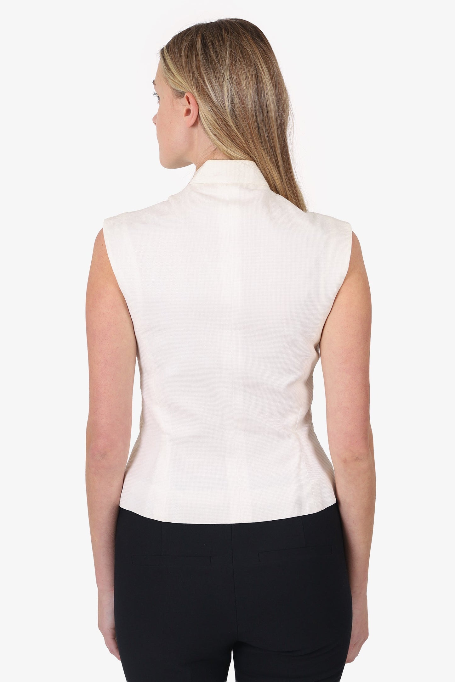 Saint Laurent Cream Vest Size 42