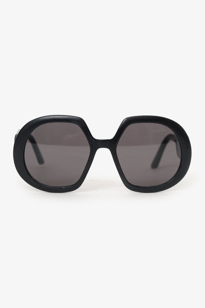 Christian Dior Black Oversized Sunglasses