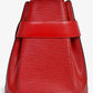 Louis Vuitton 1996 Red Epi Leather 'Sac d'Epaule' Shoulder Bag