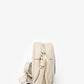 Gucci White Leather Small Logo 'Blondie' Crossbody Camera Bag