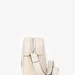 Gucci White Leather Small Logo 'Blondie' Crossbody Camera Bag