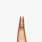 Christian Dior Brown Straw Logo Clutch