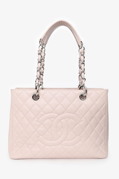Chanel™ 2013/2014 Pink Caviar Leather CC Grand Shopping Tote
