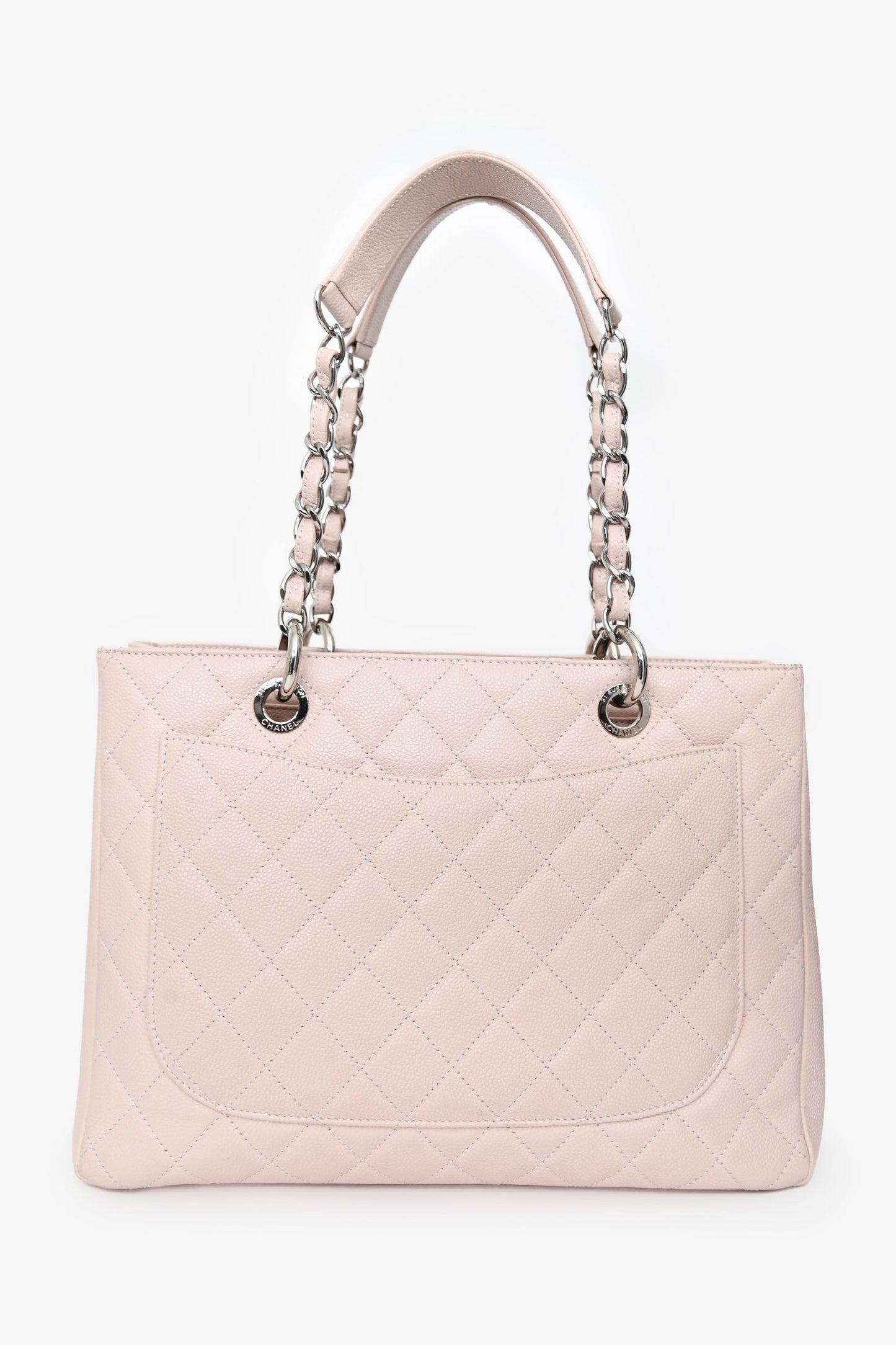 Chanel™ 2013/2014 Pink Caviar Leather CC Grand Shopping Tote