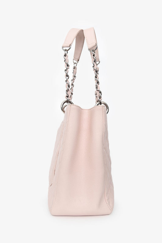Chanel™ 2013/2014 Pink Caviar Leather CC Grand Shopping Tote