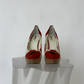 YSL Maryna Pump in Blanc Poppy