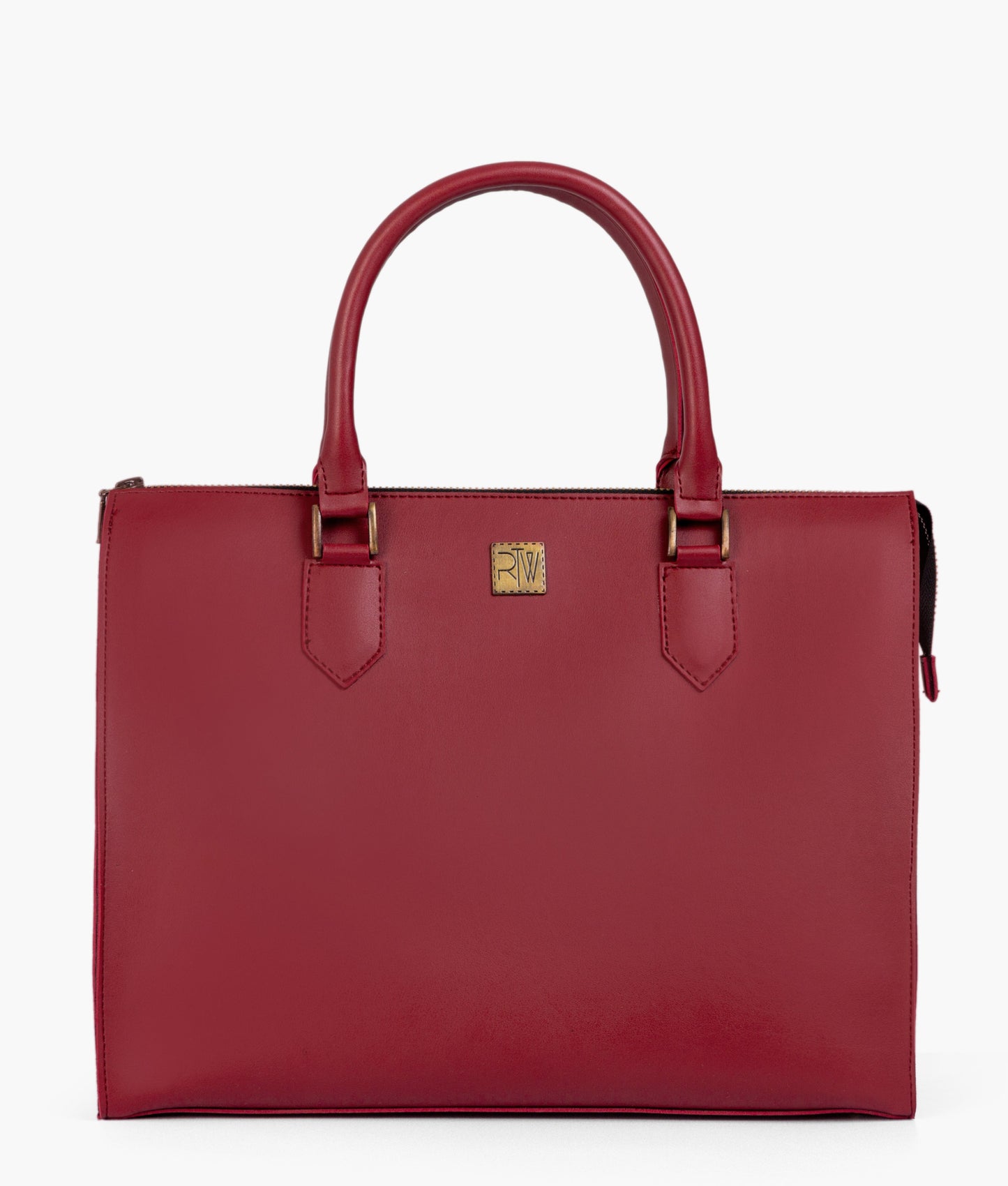 Maroon workplace handbag
