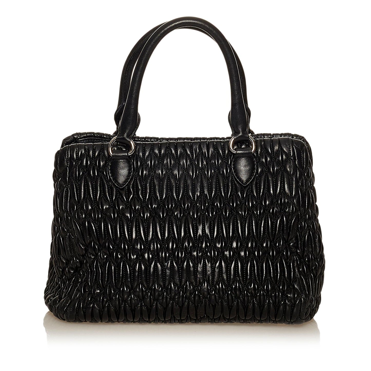 Miu Miu Matelasse Lambskin Leather Satchel (SHG-29512)