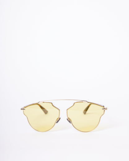 Christian Dior Women's So Real Pop Sunglasses In Yellow