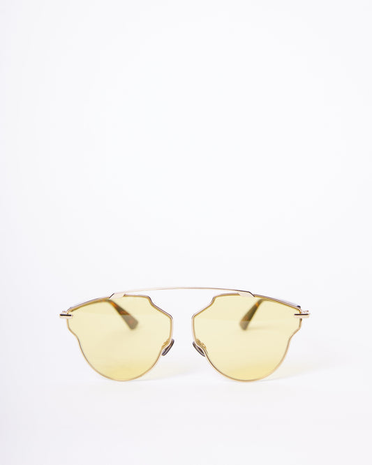 Christian Dior Women's So Real Pop Sunglasses In Yellow