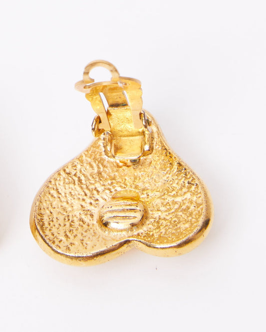 Chanel Heart Earing
