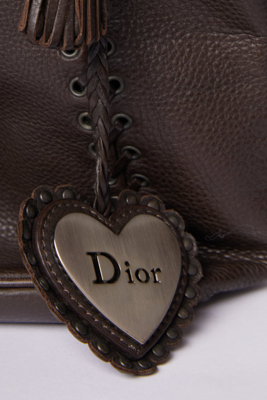 Dior Heart Charm Tote Bag