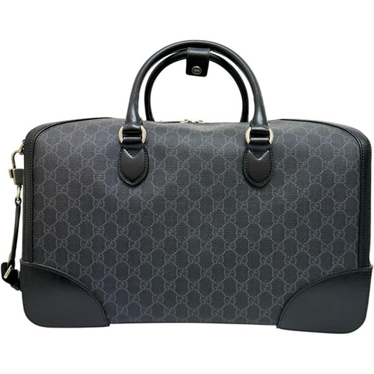 Gucci GG Supreme Interlocking G 2way bag Leather Boston bag