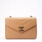 Chanel Jumbo Classic Flap Bag in Caviar Beige Leather