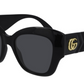 Black and Gold Gucci Sunglasses