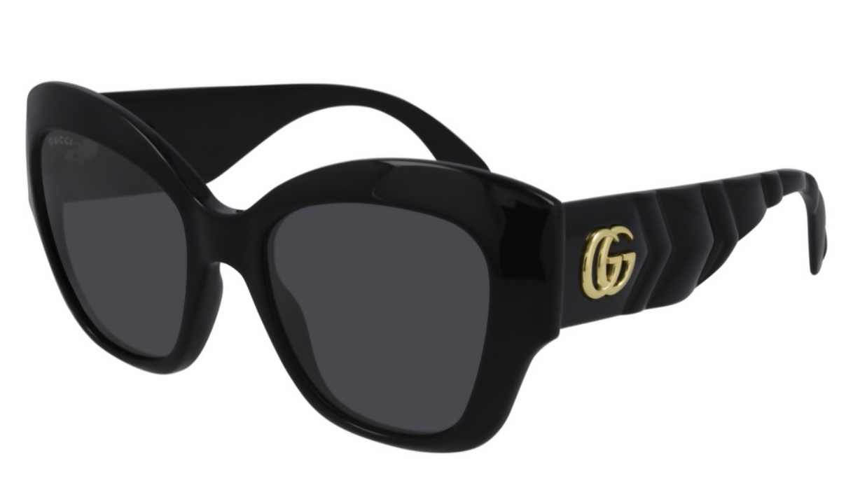 Black and Gold Gucci Sunglasses